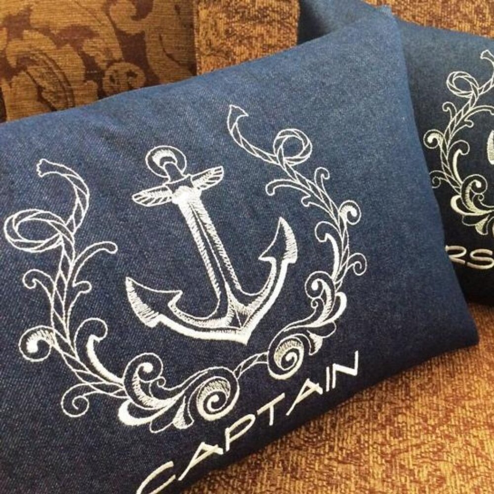 Nautical Gift Captain First Mate Custom Embroidered Gift, Yacht Sailboat